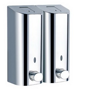 Stainless steel soap dispenser