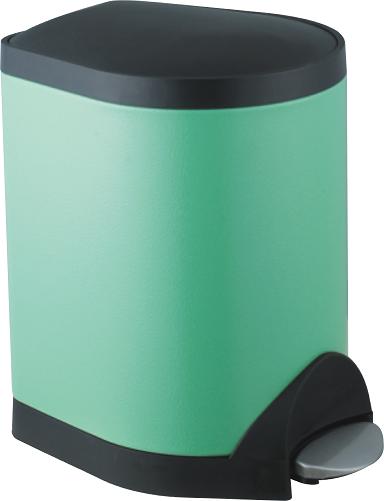 Foot pedal stainless steel dustbin S-8A（Green）
