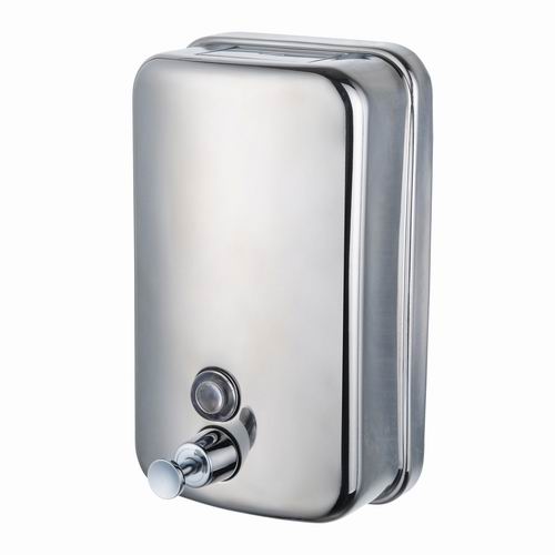 Stainless steel soap dispenser