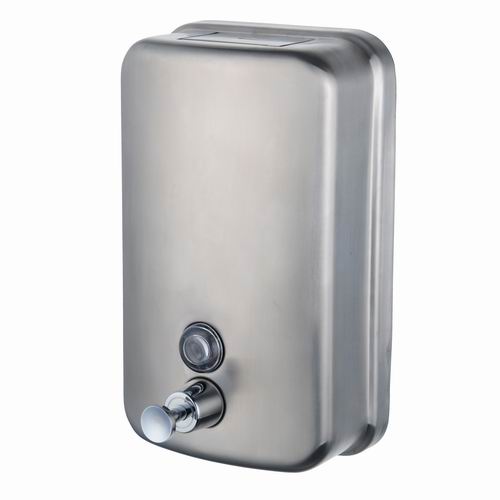 Stainless steel soap dispenser