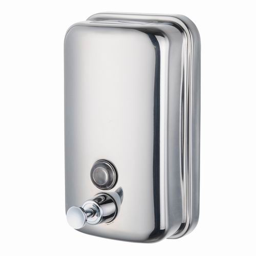 Stainless steel soap dispenser